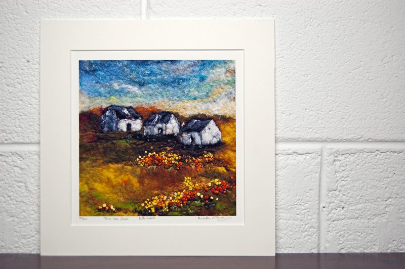 Three Wee Sheds Print by Michelle McKee